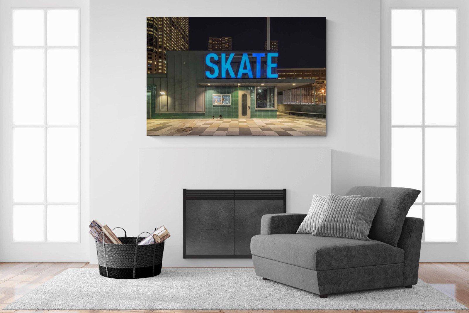 Skate-Wall_Art-150 x 100cm-Mounted Canvas-No Frame-Pixalot