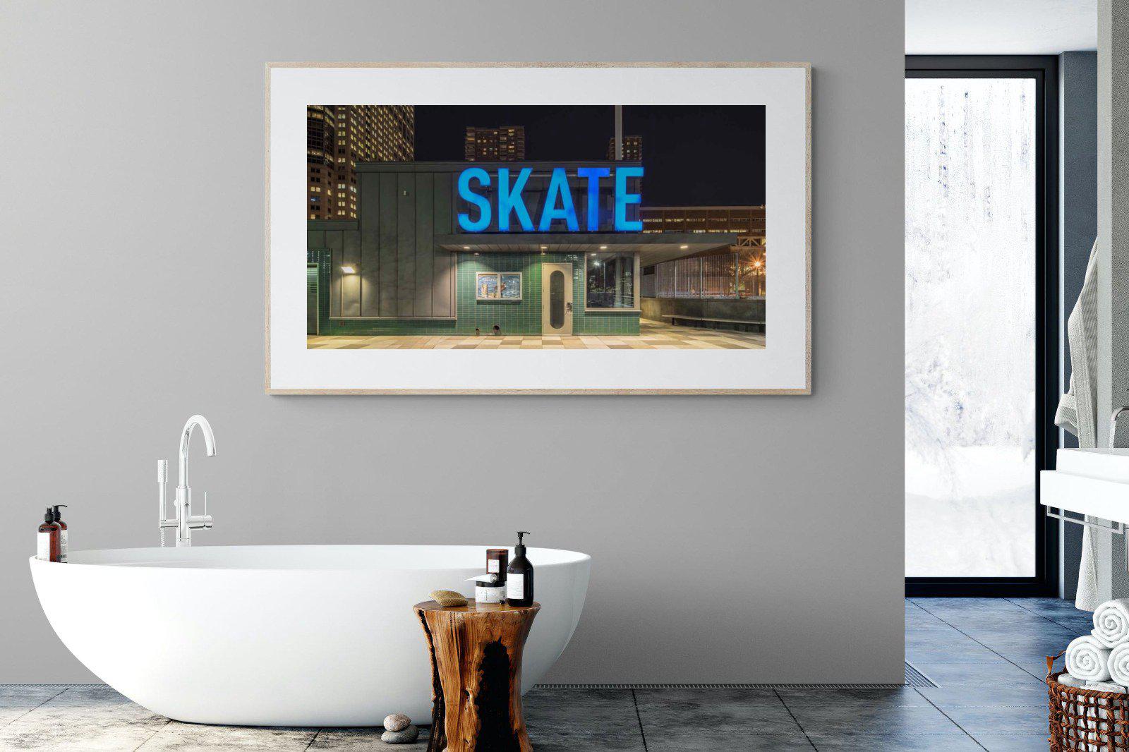 Skate-Wall_Art-180 x 110cm-Framed Print-Wood-Pixalot