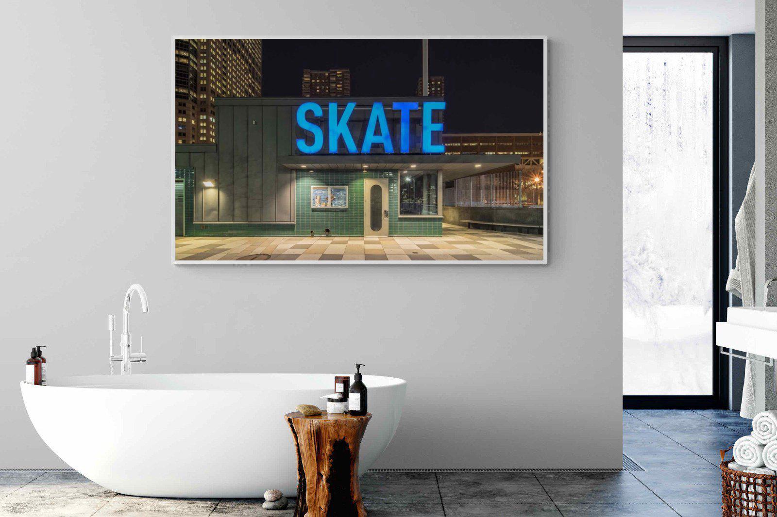 Skate-Wall_Art-180 x 110cm-Mounted Canvas-White-Pixalot