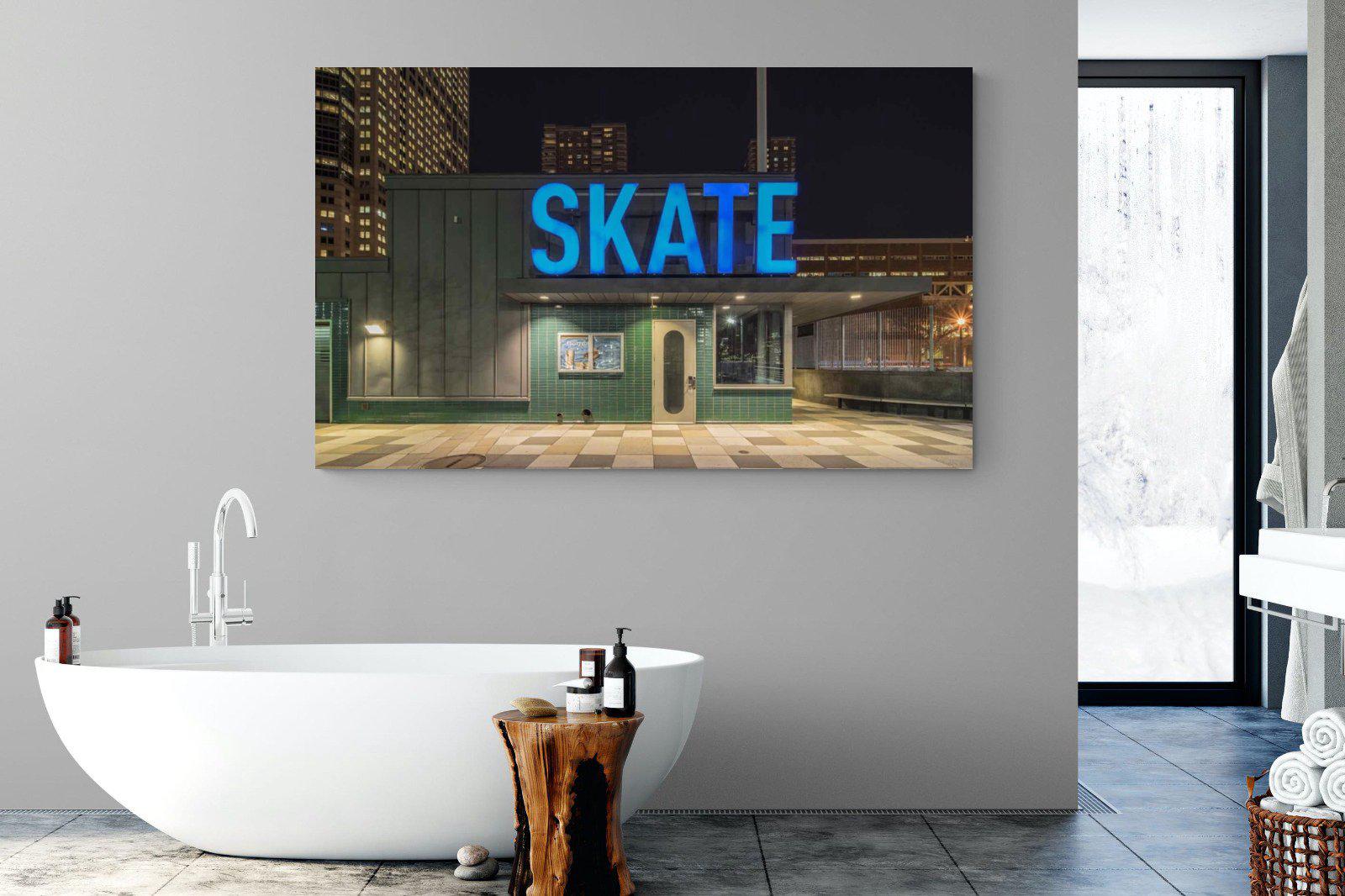 Skate-Wall_Art-180 x 110cm-Mounted Canvas-No Frame-Pixalot