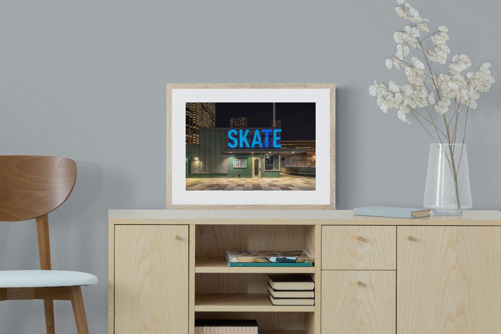 Skate-Wall_Art-60 x 45cm-Framed Print-Wood-Pixalot