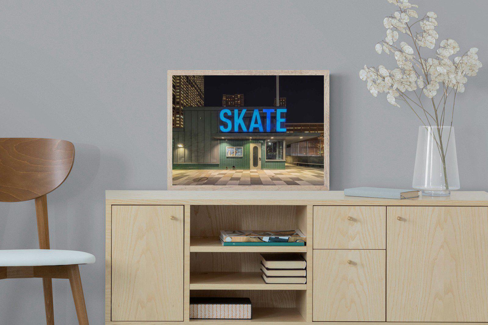 Skate-Wall_Art-60 x 45cm-Mounted Canvas-Wood-Pixalot