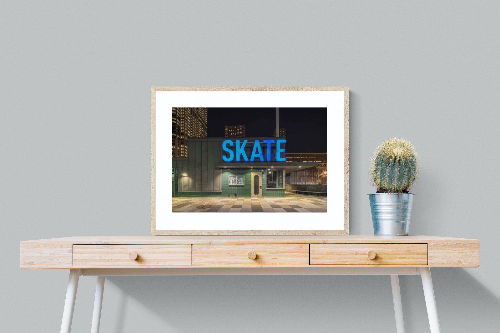 Skate-Wall_Art-80 x 60cm-Framed Print-Wood-Pixalot