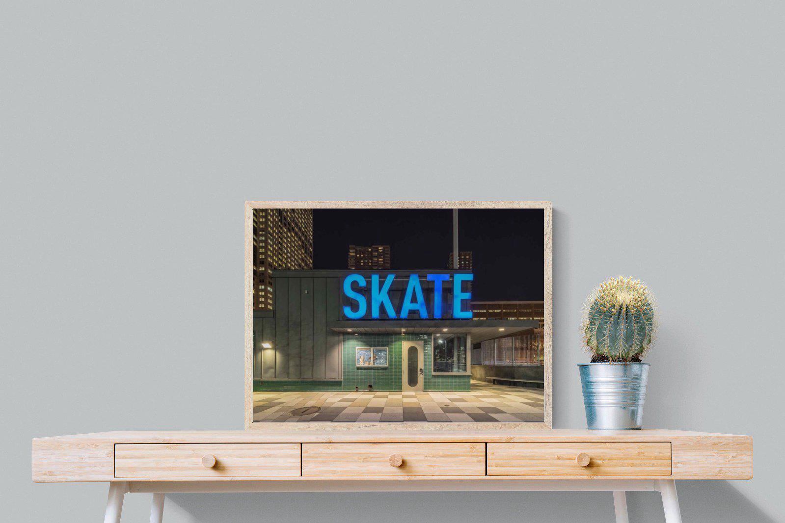 Skate-Wall_Art-80 x 60cm-Mounted Canvas-Wood-Pixalot