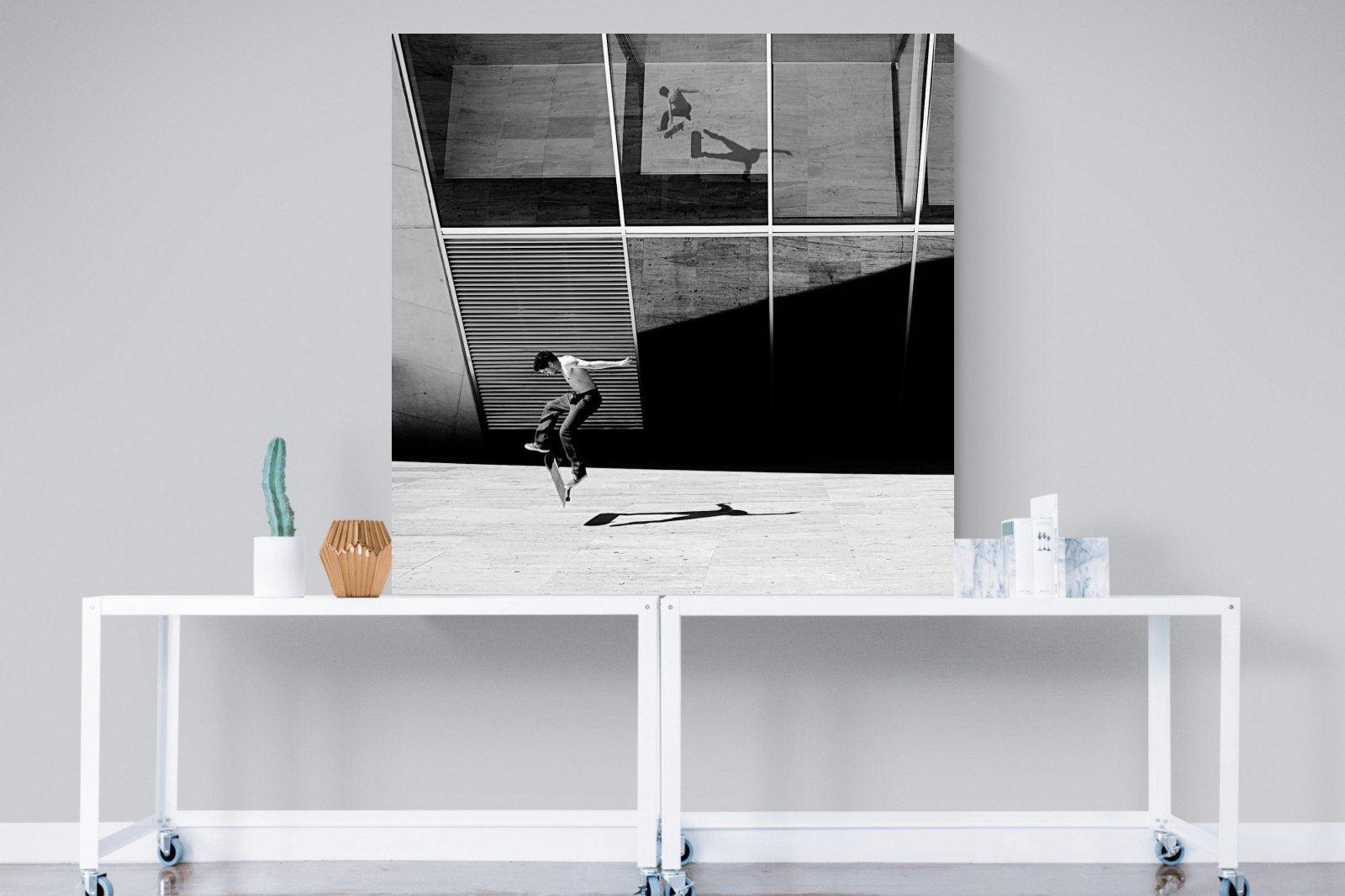 Skater-Wall_Art-120 x 120cm-Mounted Canvas-No Frame-Pixalot