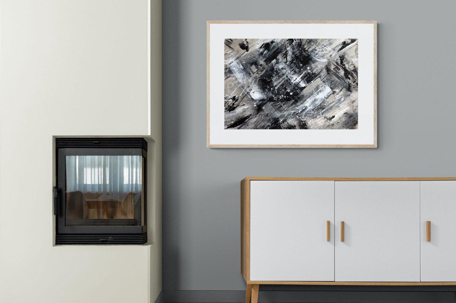 Slap Dash-Wall_Art-100 x 75cm-Framed Print-Wood-Pixalot