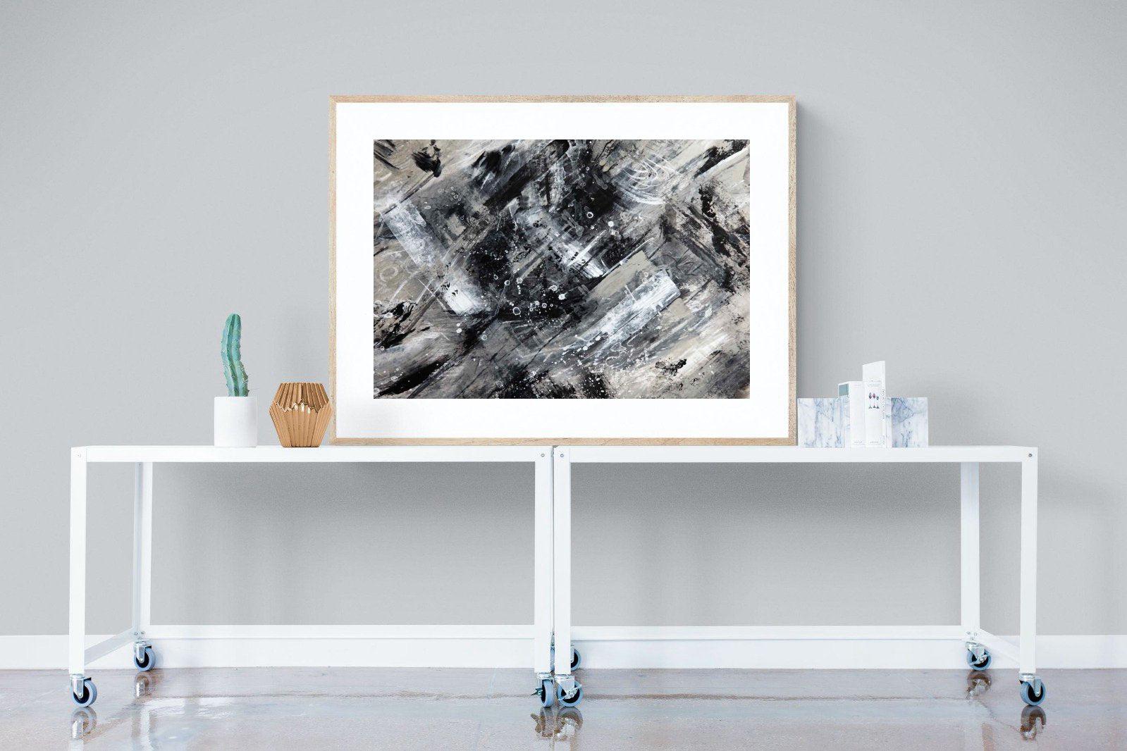 Slap Dash-Wall_Art-120 x 90cm-Framed Print-Wood-Pixalot