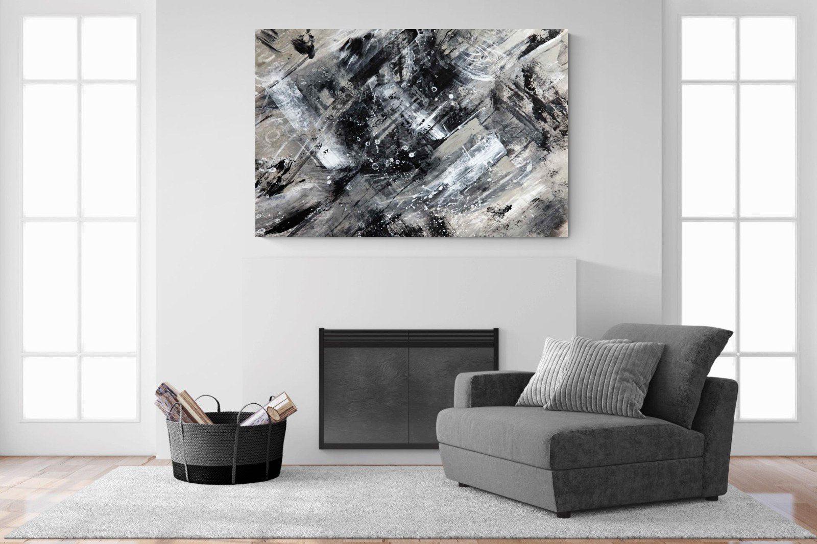 Slap Dash-Wall_Art-150 x 100cm-Mounted Canvas-No Frame-Pixalot