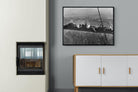 Sleeping Above Manhattan-Wall_Art-100 x 75cm-Mounted Canvas-Black-Pixalot