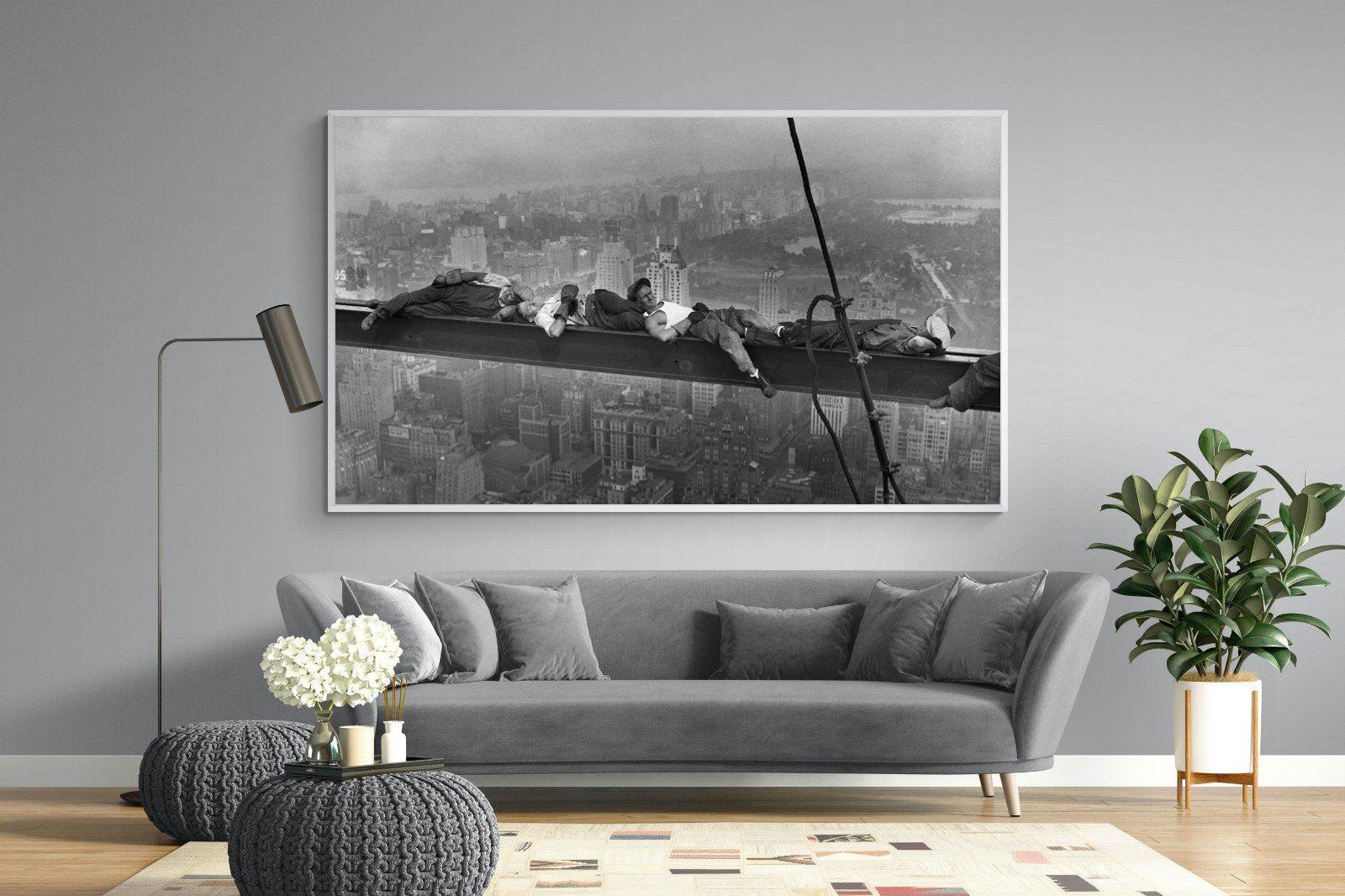 Sleeping Above Manhattan-Wall_Art-220 x 130cm-Mounted Canvas-White-Pixalot