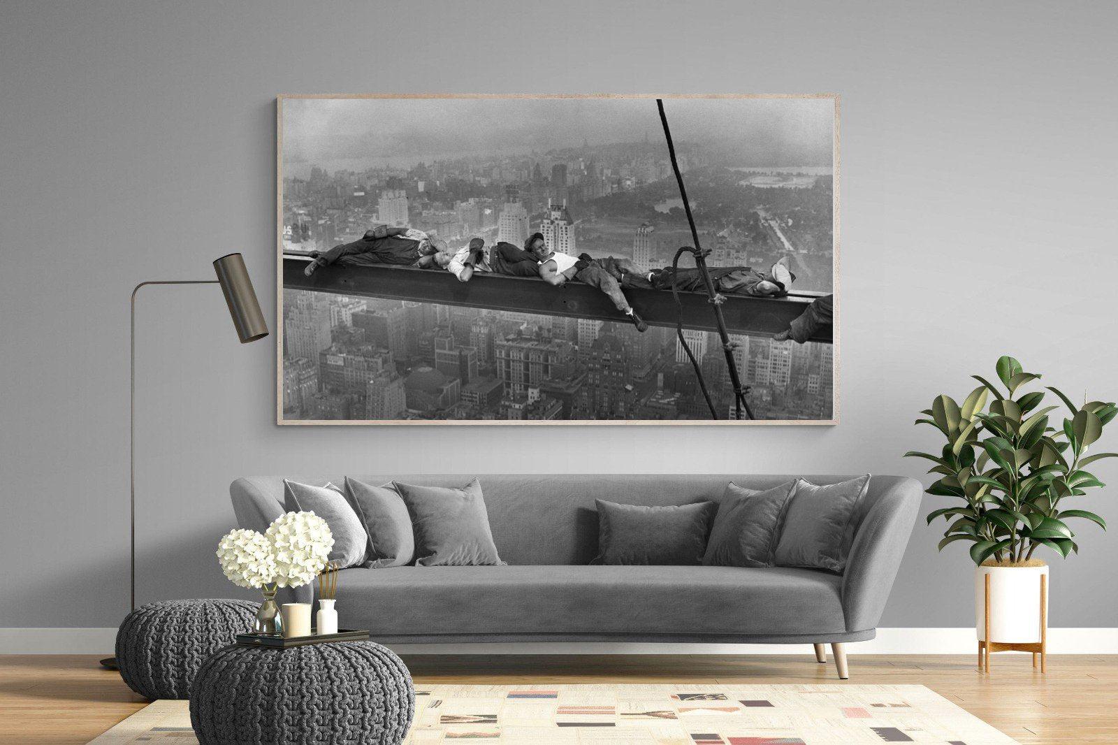Sleeping Above Manhattan-Wall_Art-220 x 130cm-Mounted Canvas-Wood-Pixalot