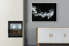 Smoke-Wall_Art-100 x 75cm-Mounted Canvas-White-Pixalot