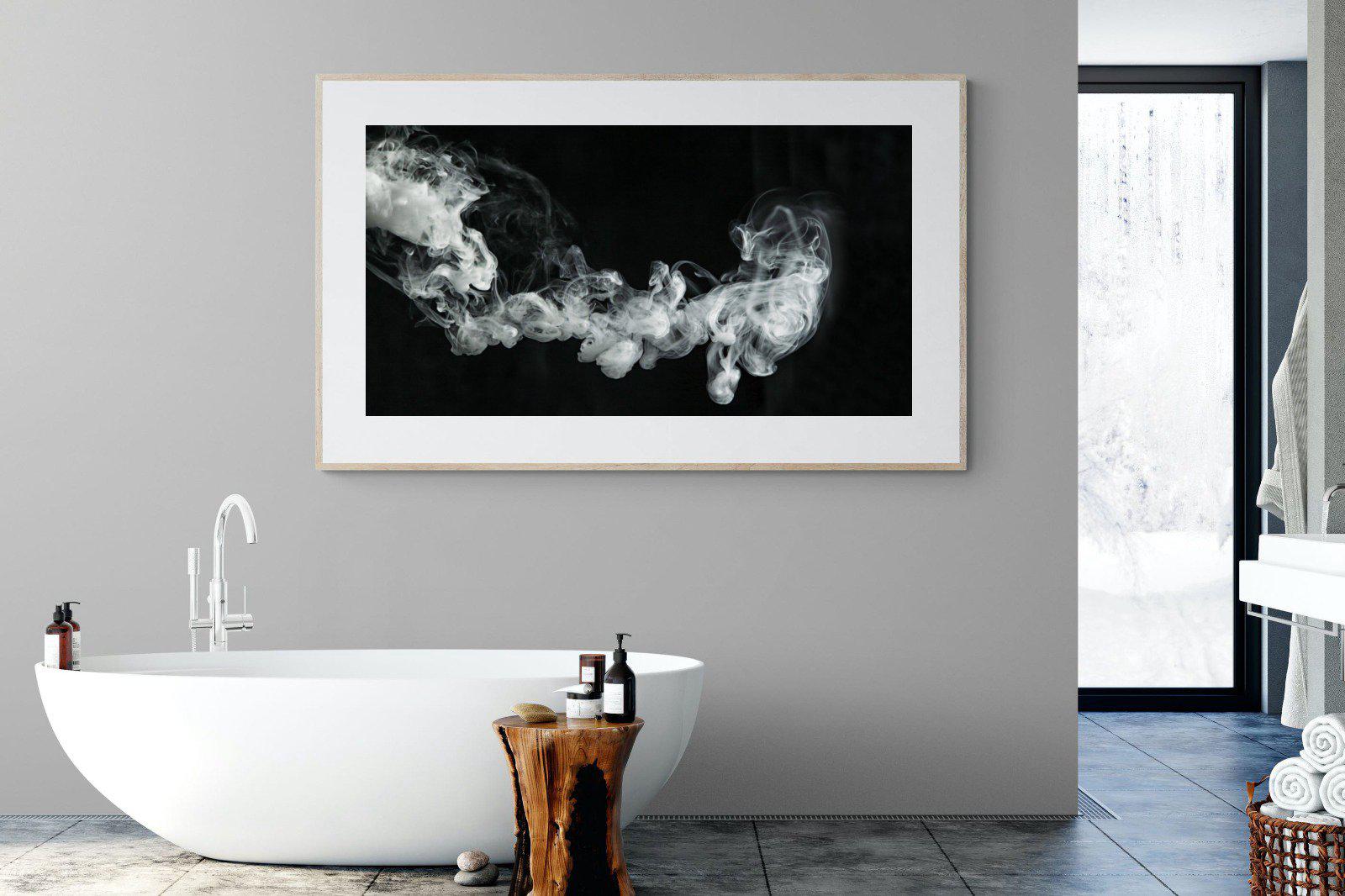 Smoke-Wall_Art-180 x 110cm-Framed Print-Wood-Pixalot