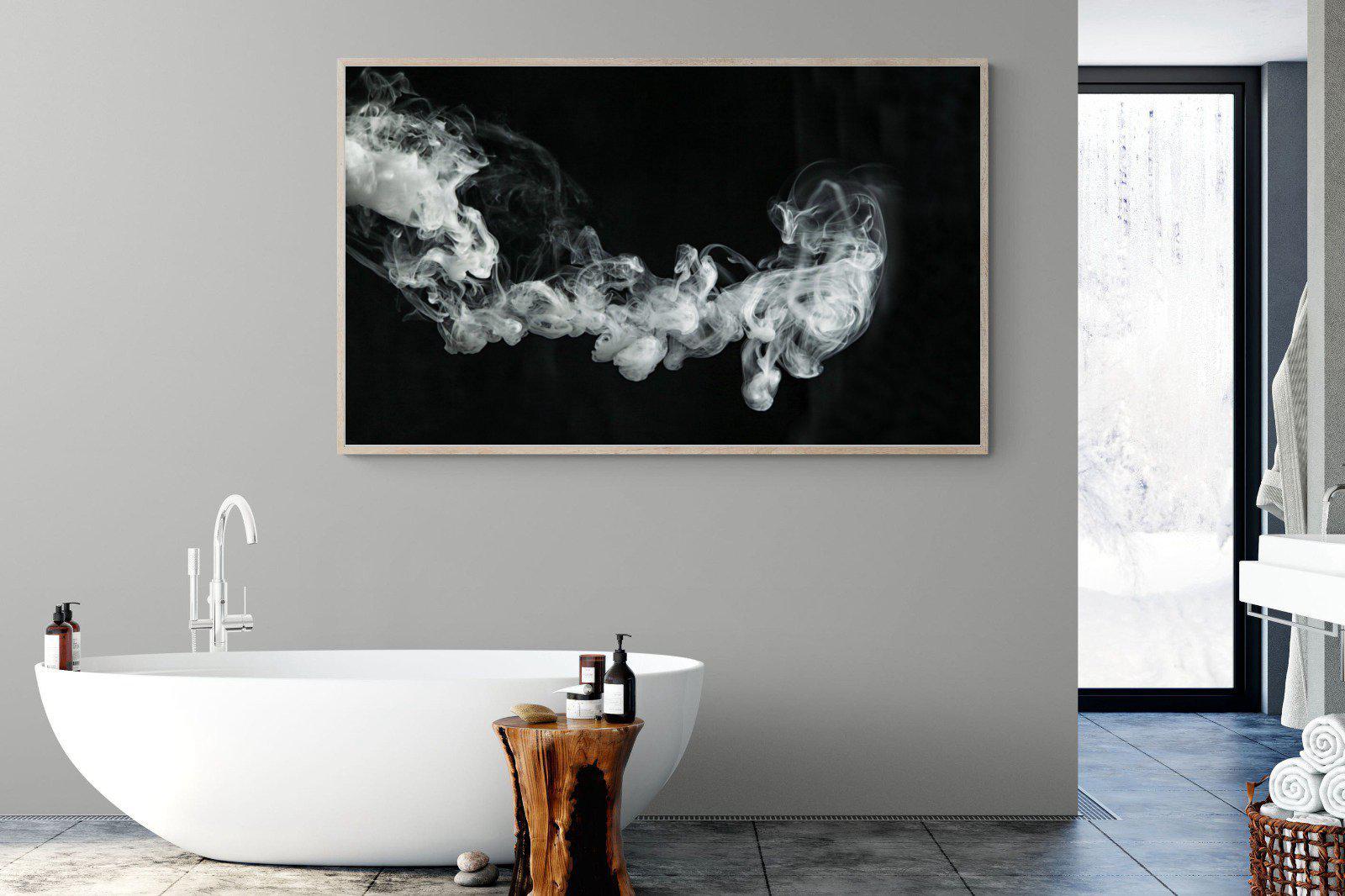 Smoke-Wall_Art-180 x 110cm-Mounted Canvas-Wood-Pixalot