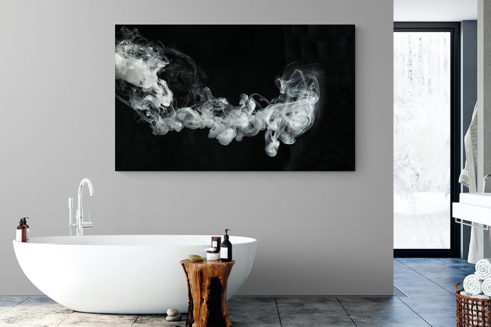 Smoke-Wall_Art-180 x 110cm-Mounted Canvas-No Frame-Pixalot
