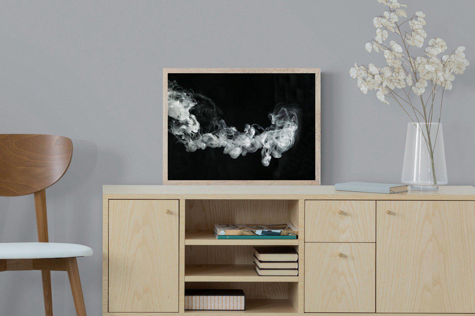 Smoke-Wall_Art-60 x 45cm-Mounted Canvas-Wood-Pixalot