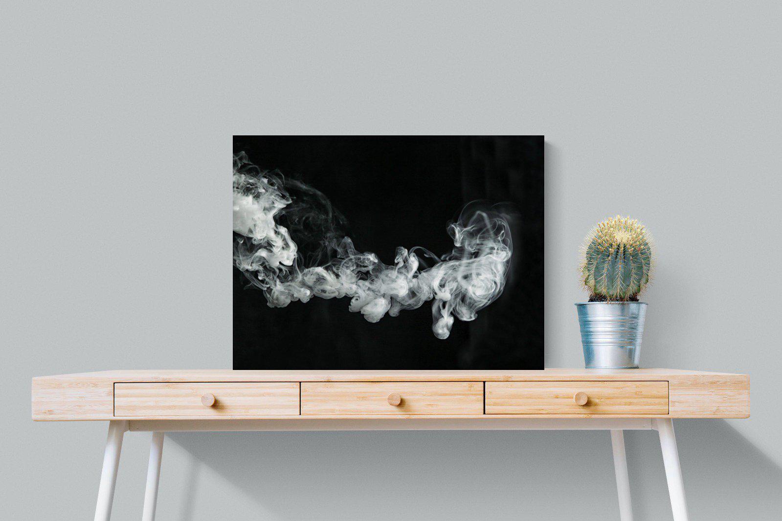 Smoke-Wall_Art-80 x 60cm-Mounted Canvas-No Frame-Pixalot