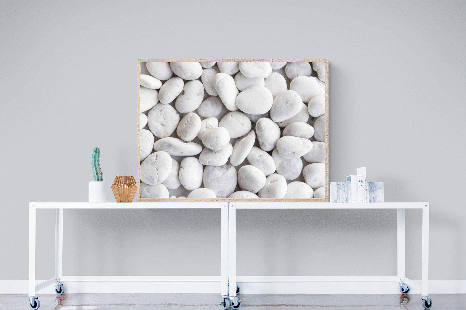 Snowy Stones-Wall_Art-120 x 90cm-Mounted Canvas-Wood-Pixalot