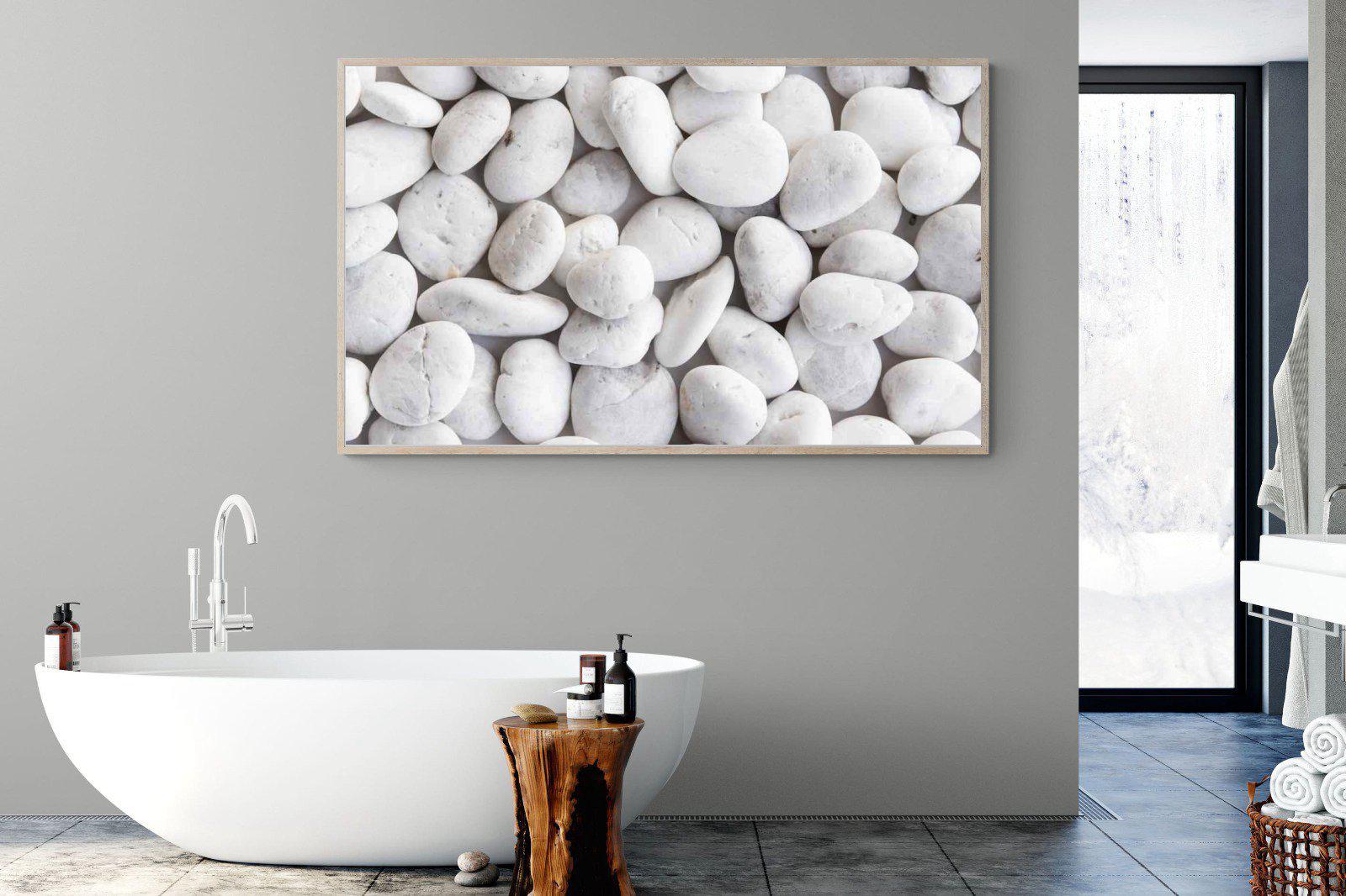 Snowy Stones-Wall_Art-180 x 110cm-Mounted Canvas-Wood-Pixalot