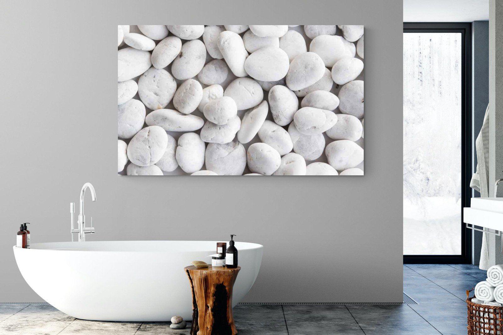 Snowy Stones-Wall_Art-180 x 110cm-Mounted Canvas-No Frame-Pixalot