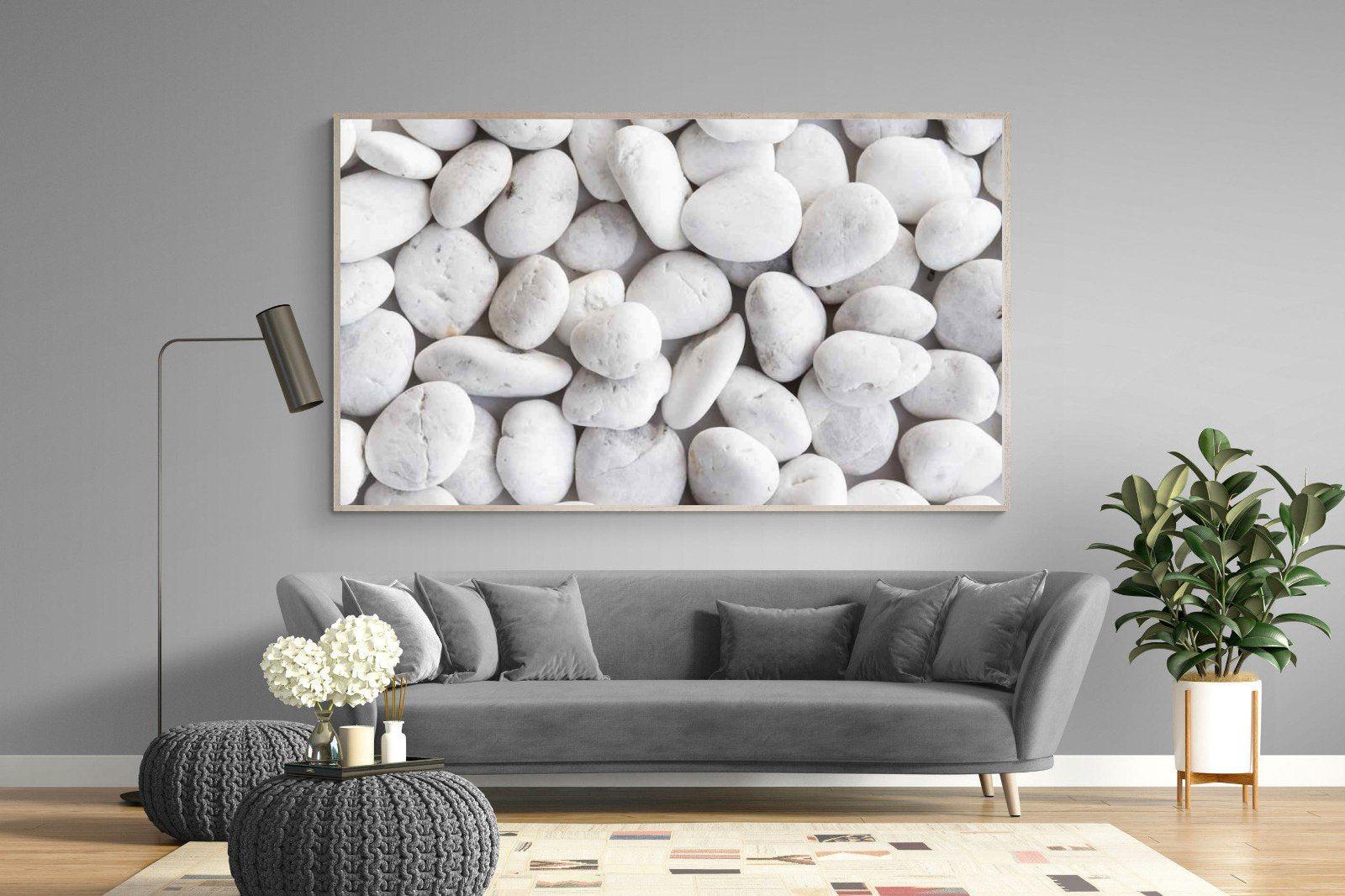 Snowy Stones-Wall_Art-220 x 130cm-Mounted Canvas-Wood-Pixalot