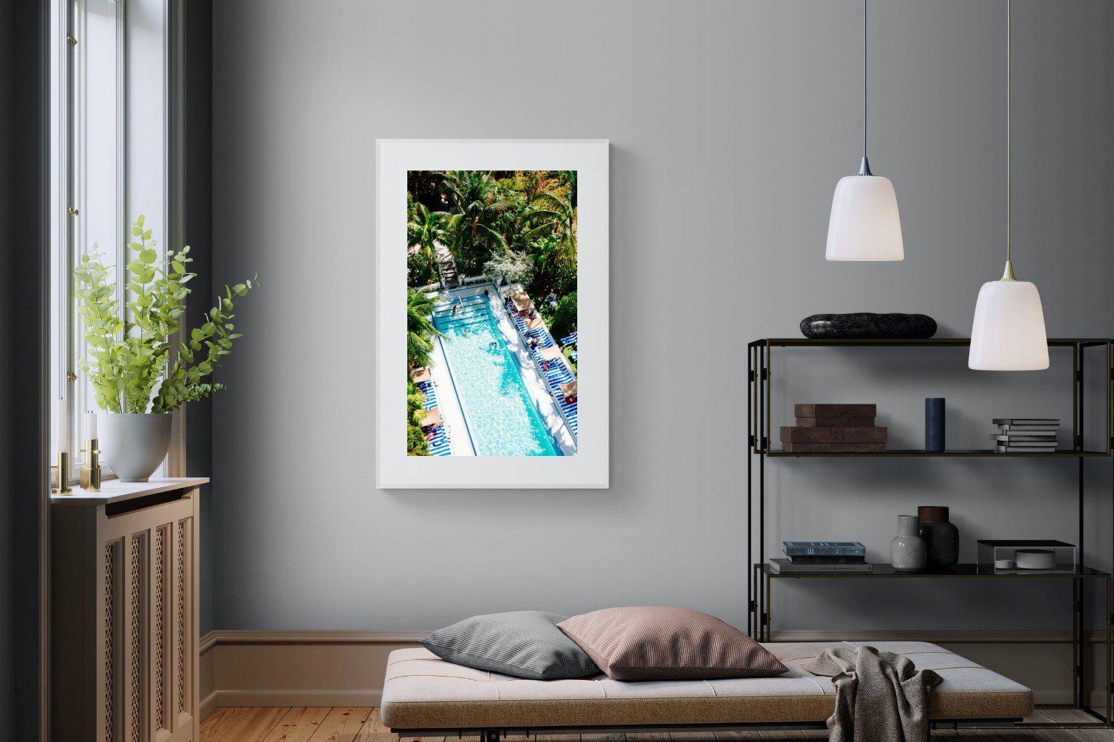 Soho Beach House-Wall_Art-100 x 150cm-Framed Print-White-Pixalot