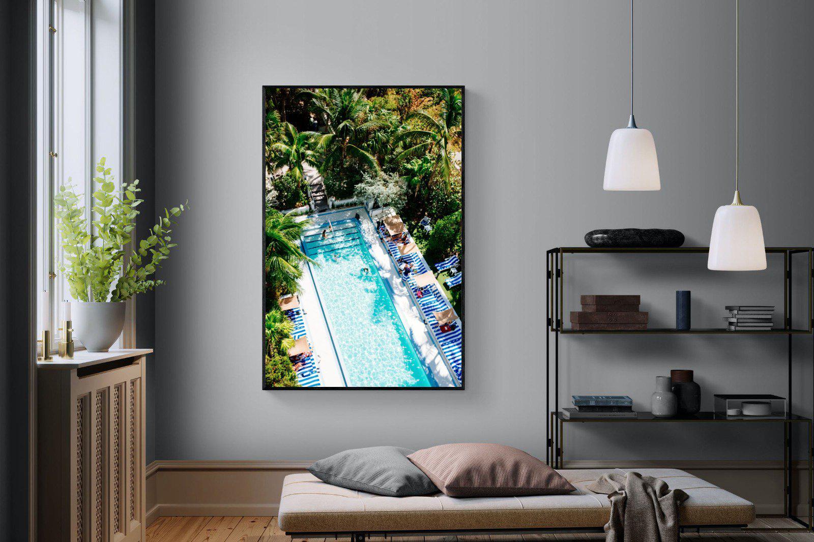 Soho Beach House-Wall_Art-120 x 180cm-Mounted Canvas-Black-Pixalot