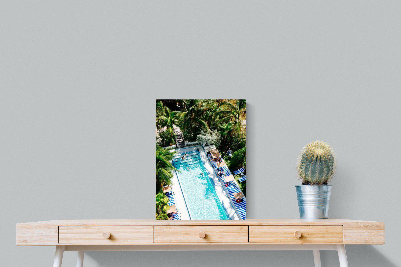 Soho Beach House-Wall_Art-45 x 60cm-Mounted Canvas-No Frame-Pixalot