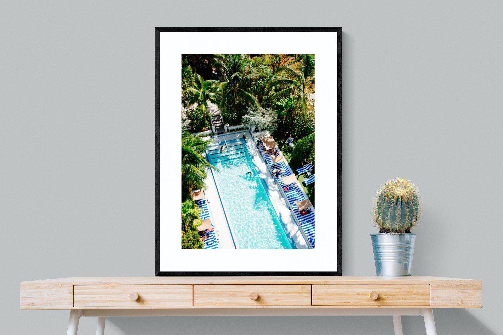 Soho Beach House-Wall_Art-75 x 100cm-Framed Print-Black-Pixalot