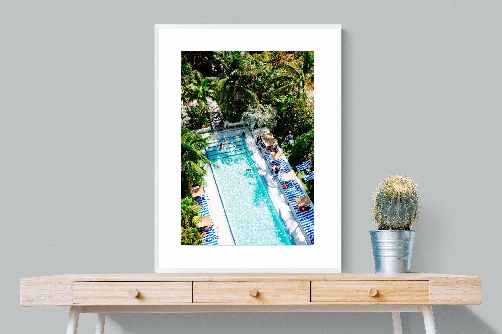 Soho Beach House-Wall_Art-75 x 100cm-Framed Print-White-Pixalot
