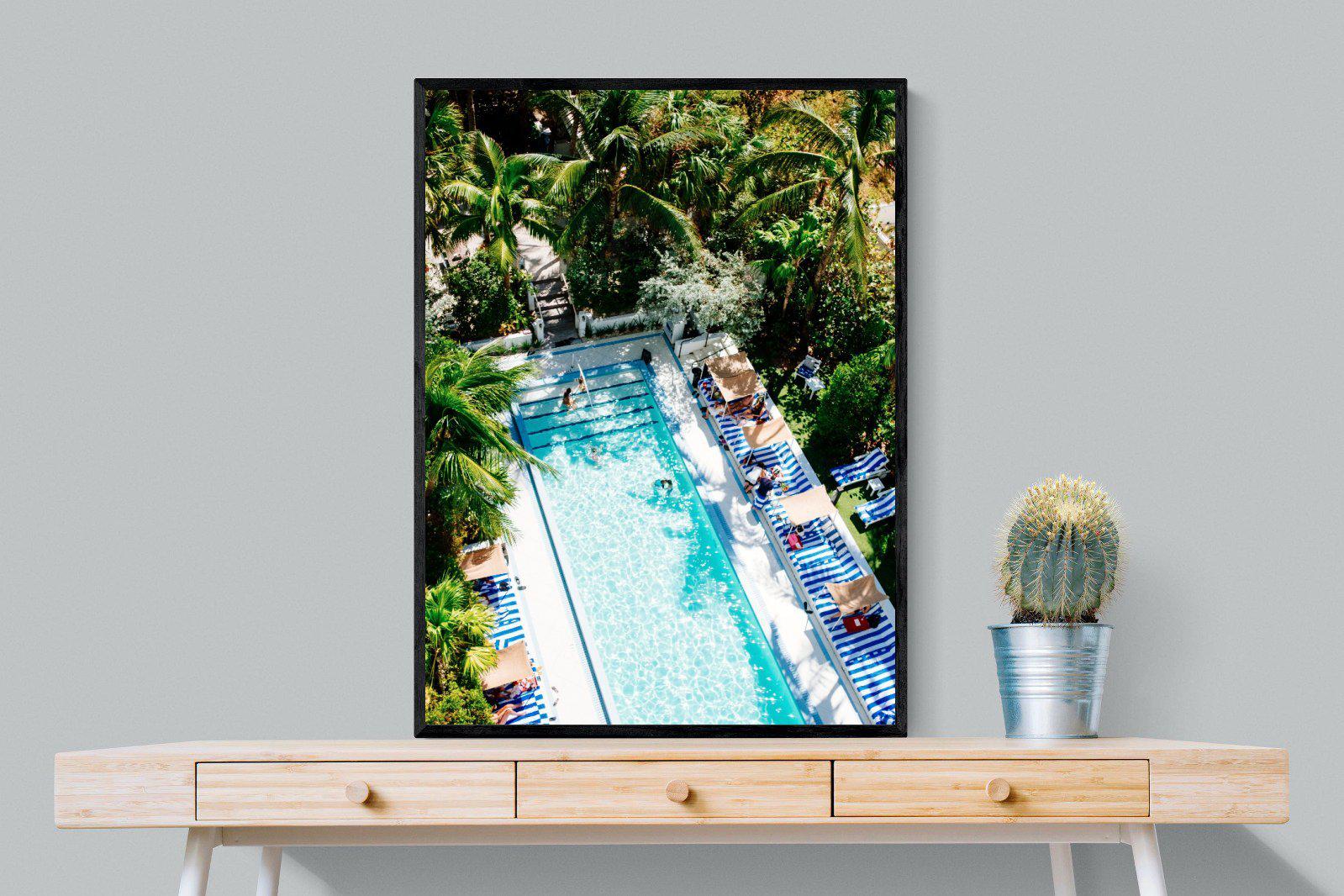 Soho Beach House-Wall_Art-75 x 100cm-Mounted Canvas-Black-Pixalot