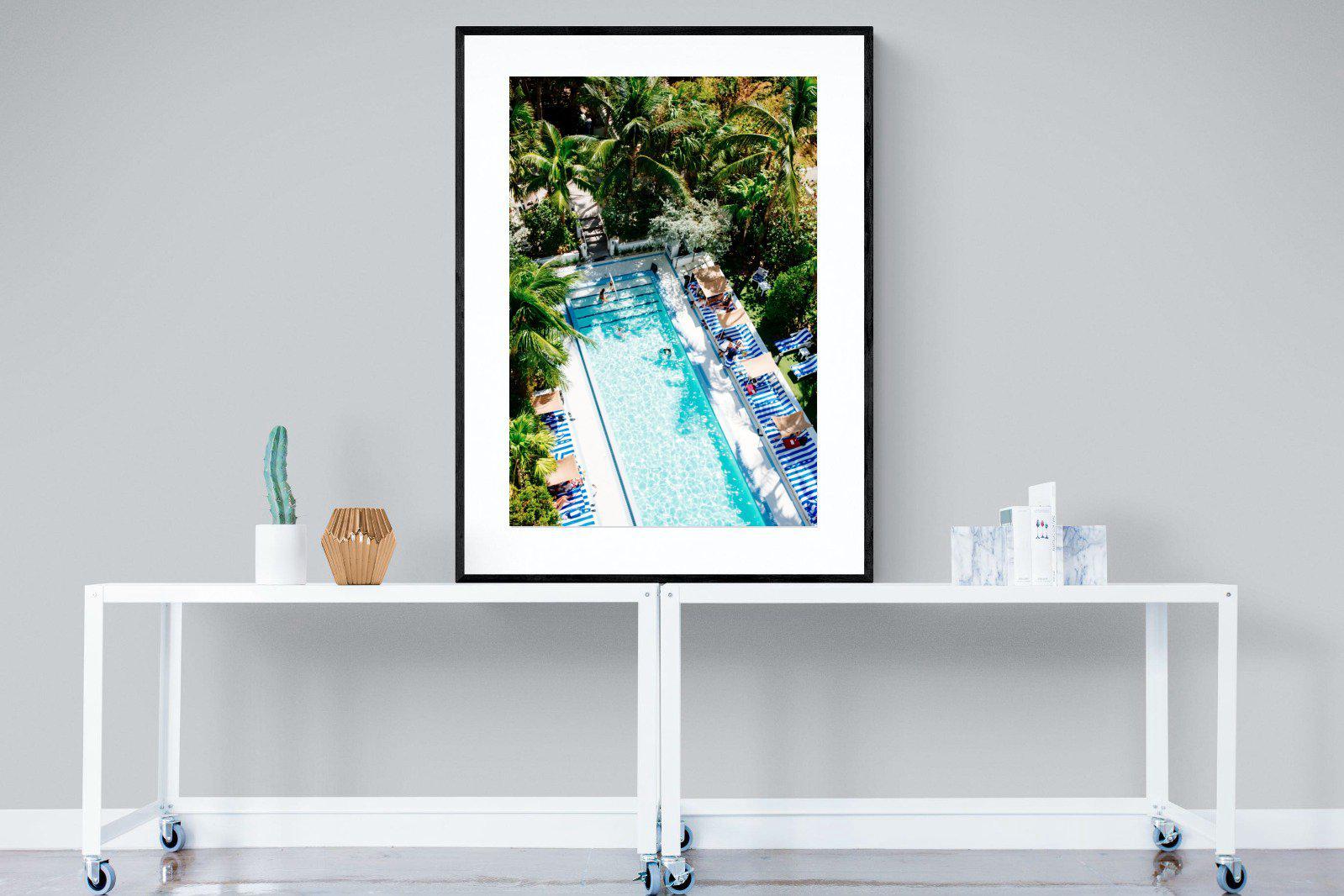 Soho Beach House-Wall_Art-90 x 120cm-Framed Print-Black-Pixalot