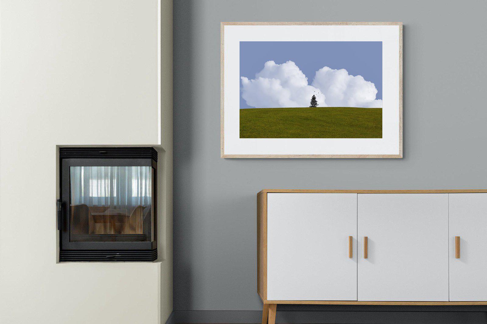 Solitude-Wall_Art-100 x 75cm-Framed Print-Wood-Pixalot