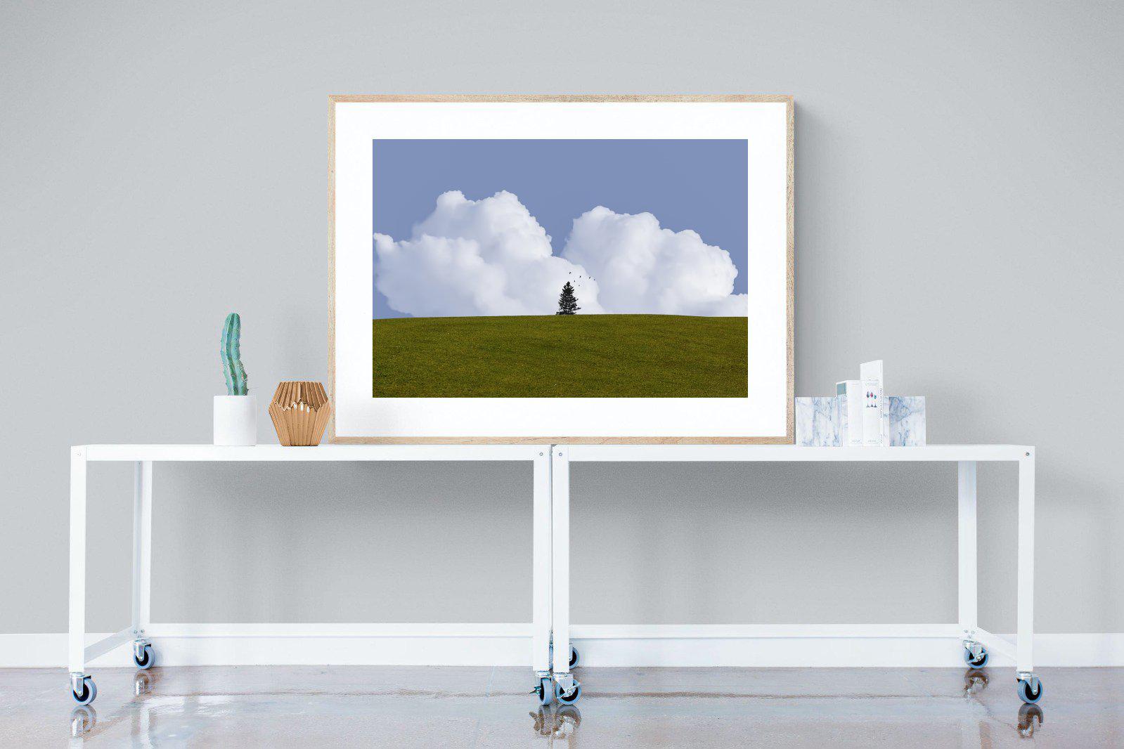 Solitude-Wall_Art-120 x 90cm-Framed Print-Wood-Pixalot