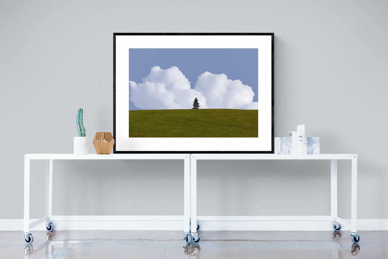 Solitude-Wall_Art-120 x 90cm-Framed Print-Black-Pixalot