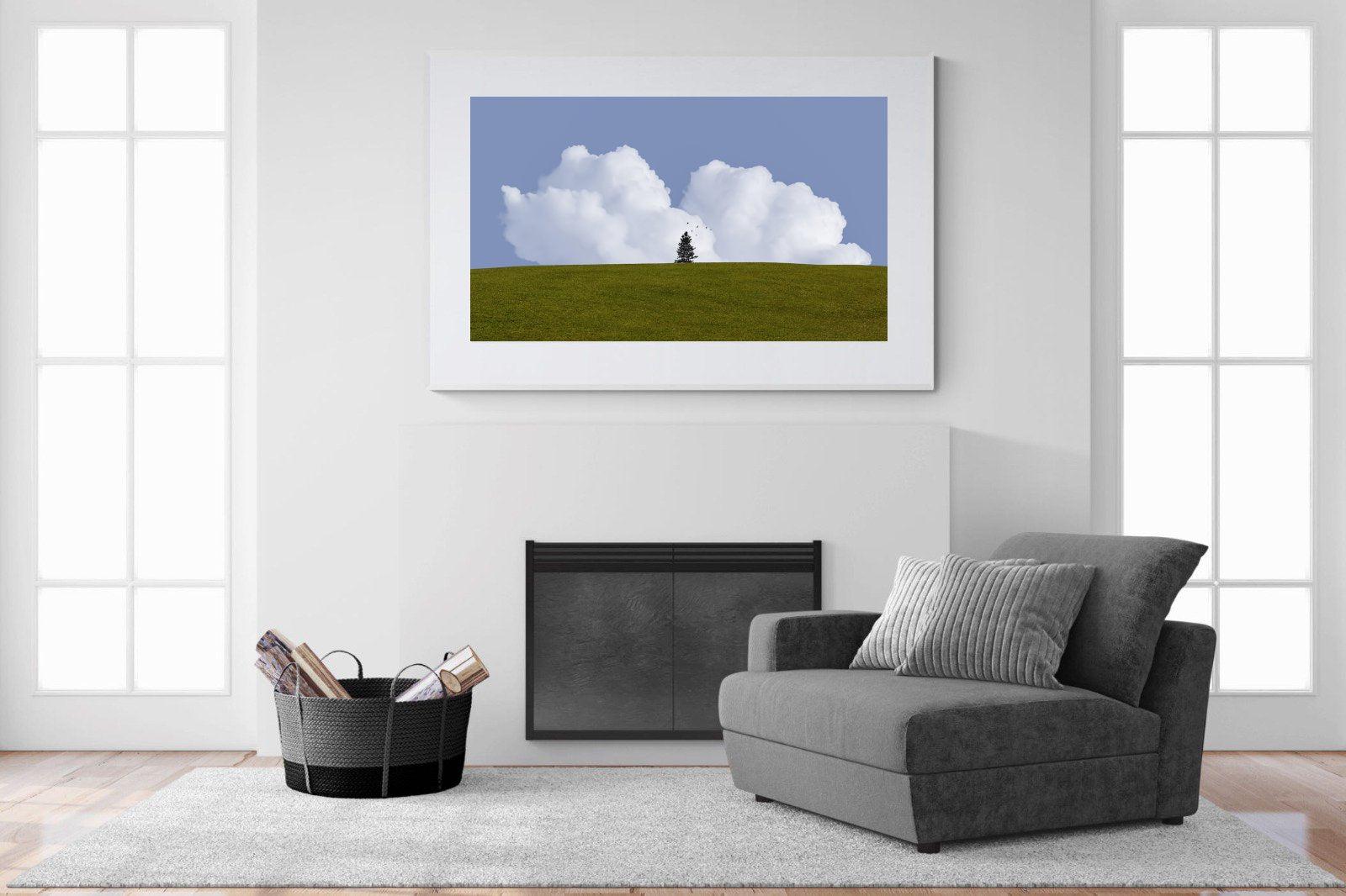 Solitude-Wall_Art-150 x 100cm-Framed Print-White-Pixalot