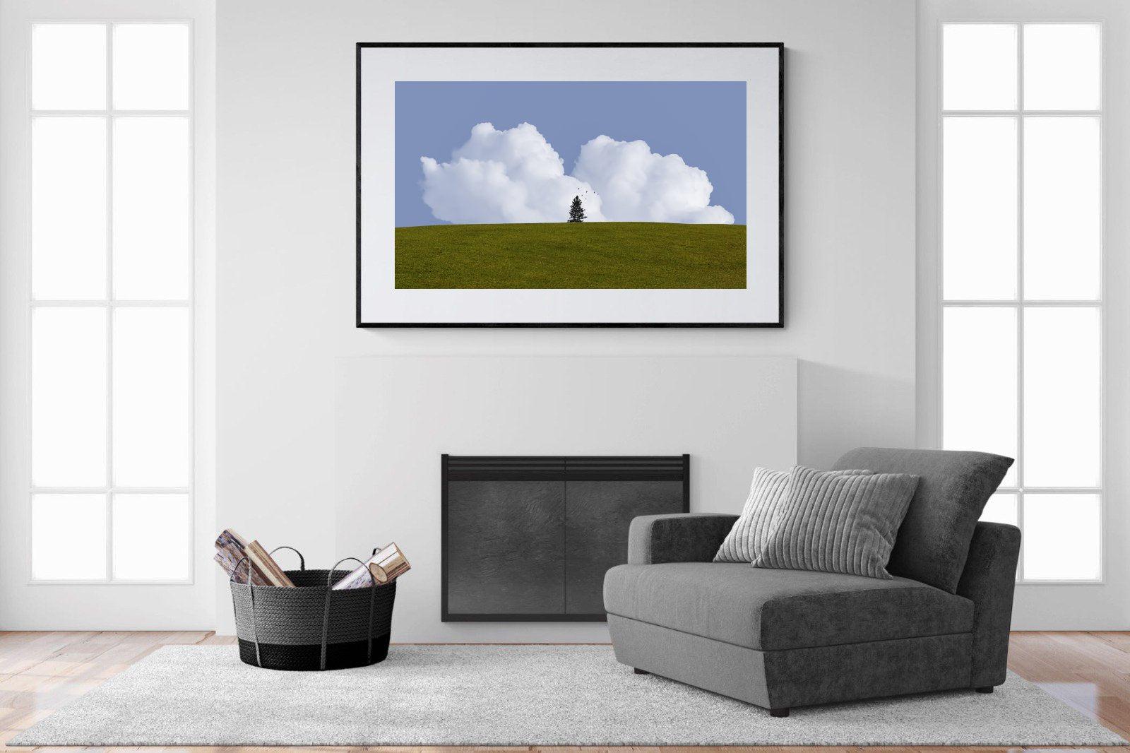Solitude-Wall_Art-150 x 100cm-Framed Print-Black-Pixalot