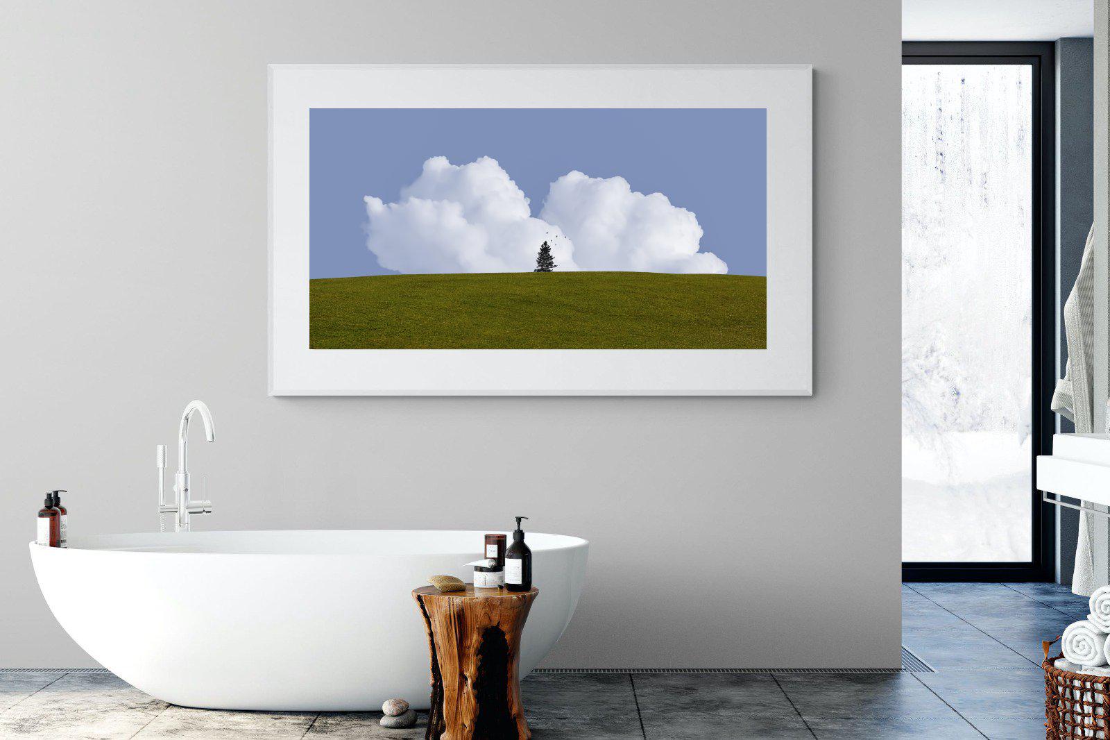 Solitude-Wall_Art-180 x 110cm-Framed Print-White-Pixalot