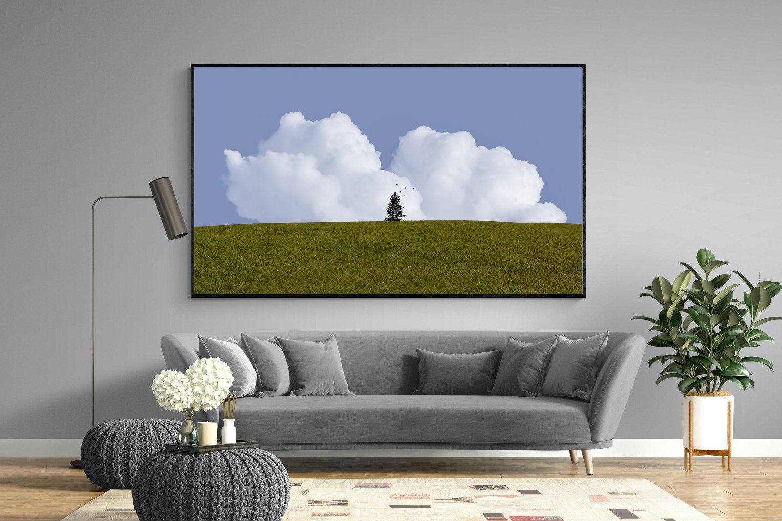 Solitude-Wall_Art-220 x 130cm-Mounted Canvas-Black-Pixalot