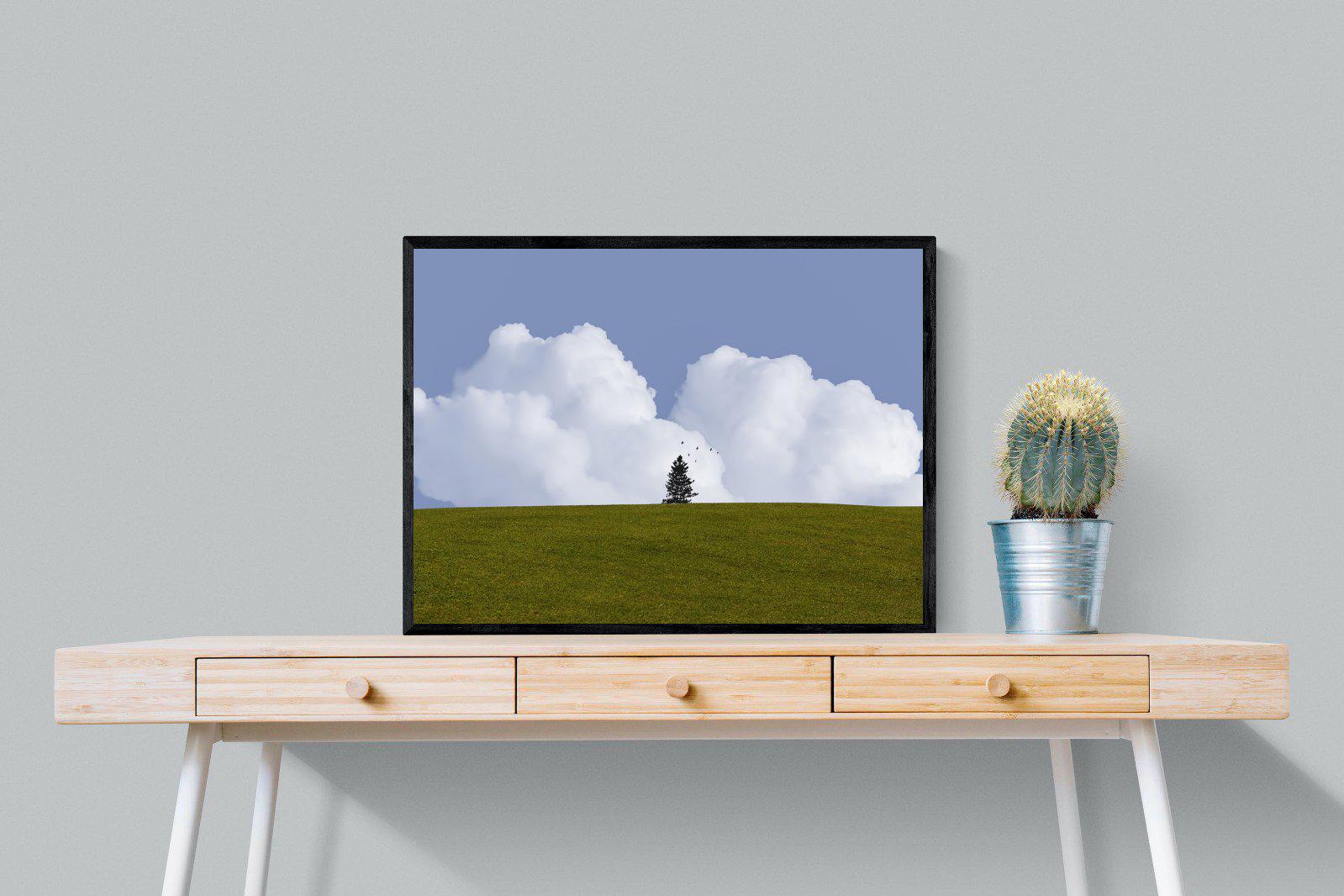 Solitude-Wall_Art-80 x 60cm-Mounted Canvas-Black-Pixalot
