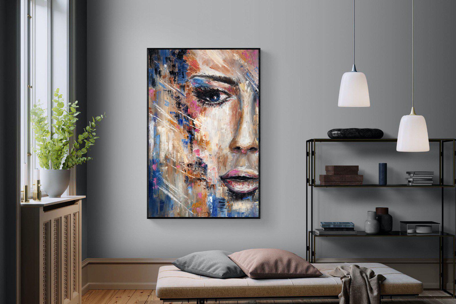 Sophia-Wall_Art-120 x 180cm-Mounted Canvas-Black-Pixalot