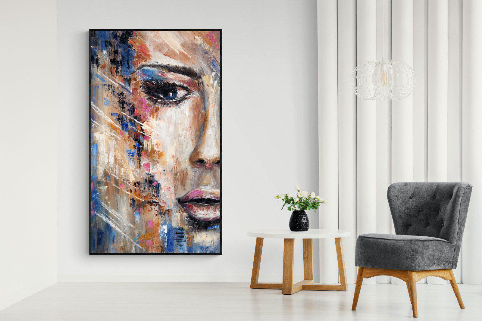 Sophia-Wall_Art-130 x 220cm-Mounted Canvas-Black-Pixalot
