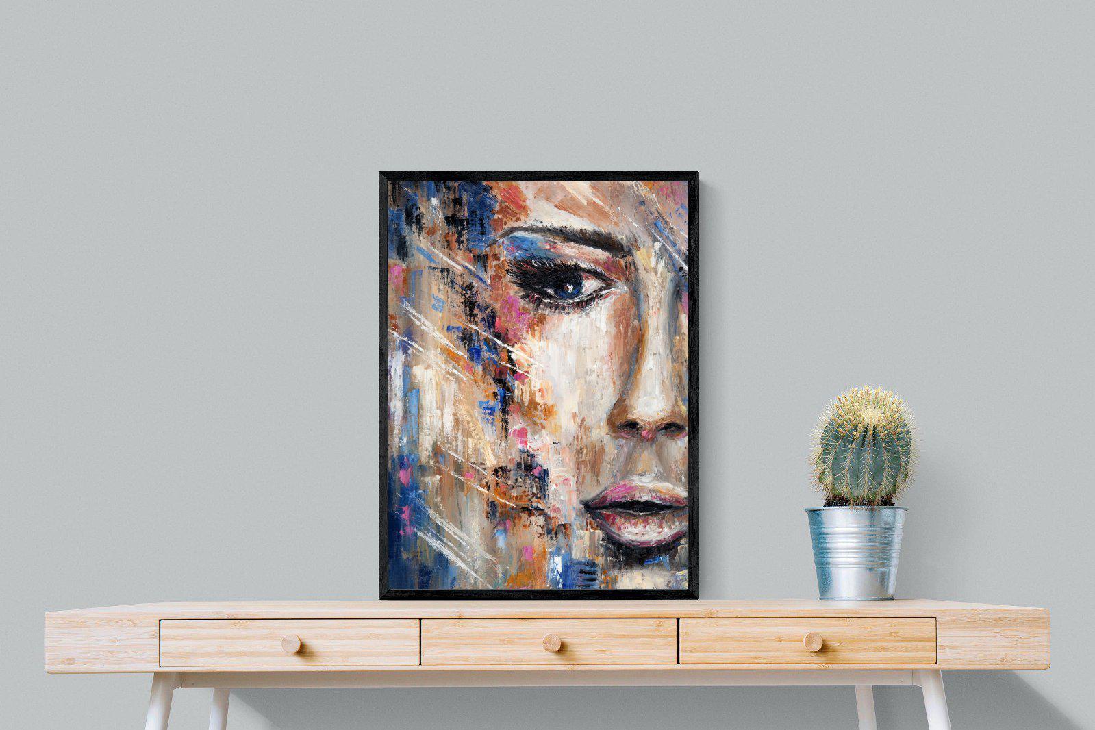 Sophia-Wall_Art-60 x 80cm-Mounted Canvas-Black-Pixalot