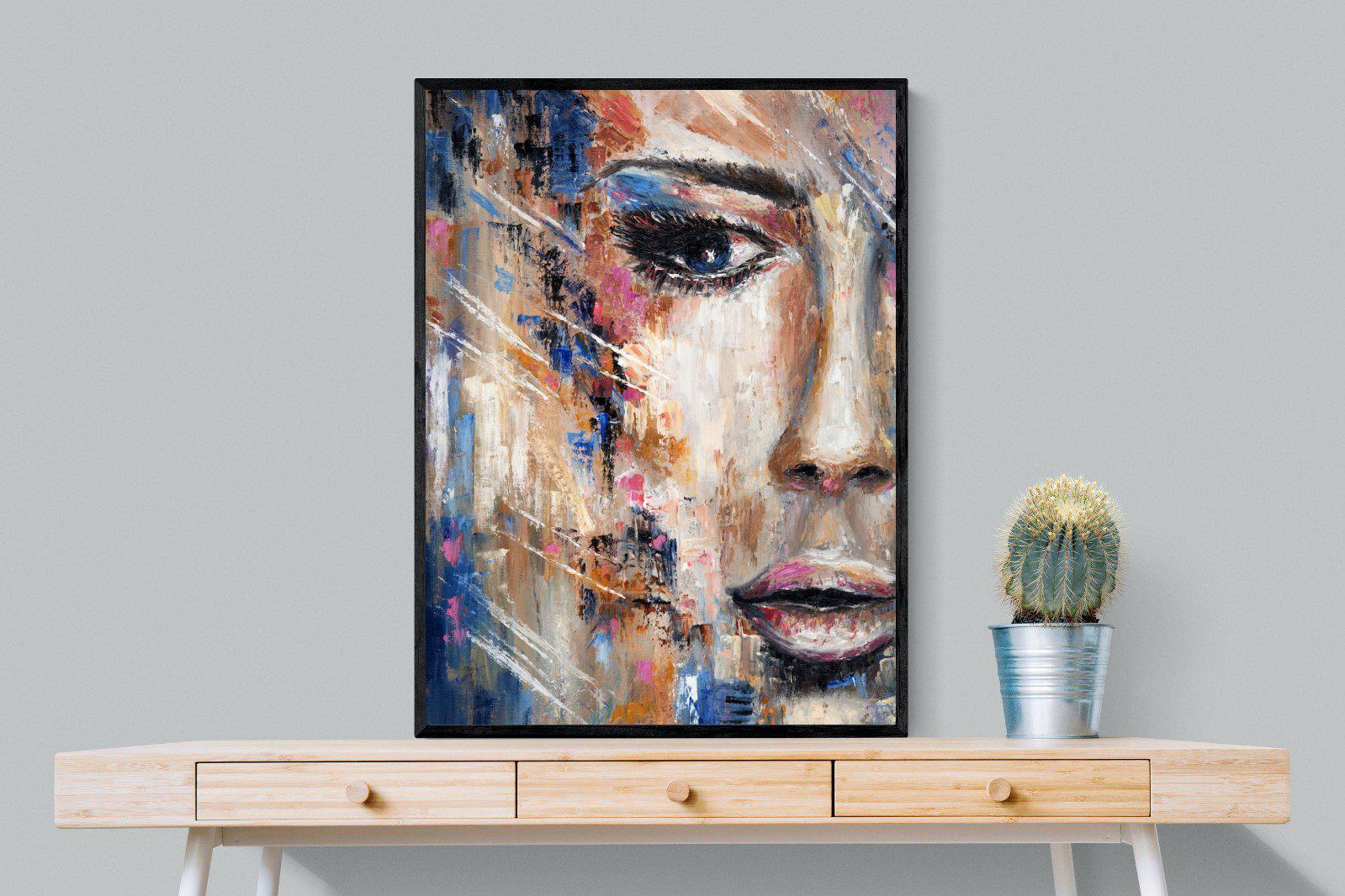 Sophia-Wall_Art-75 x 100cm-Mounted Canvas-Black-Pixalot