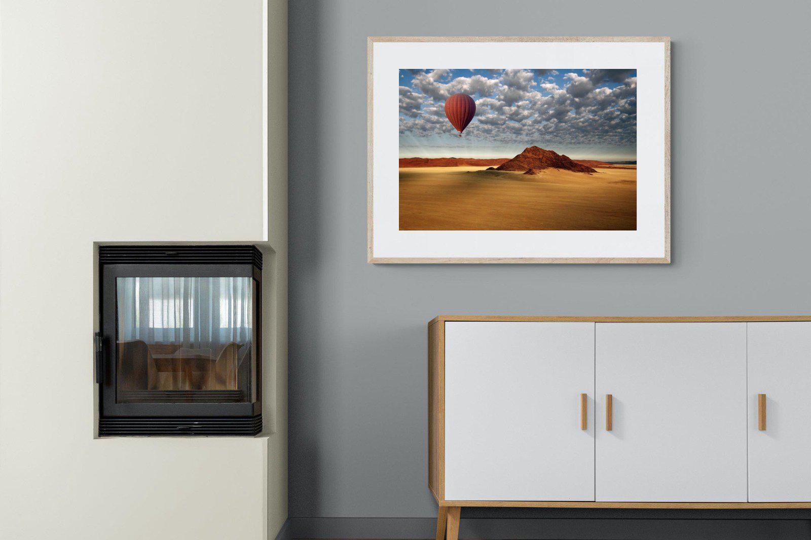 Sossusvlei-Wall_Art-100 x 75cm-Framed Print-Wood-Pixalot
