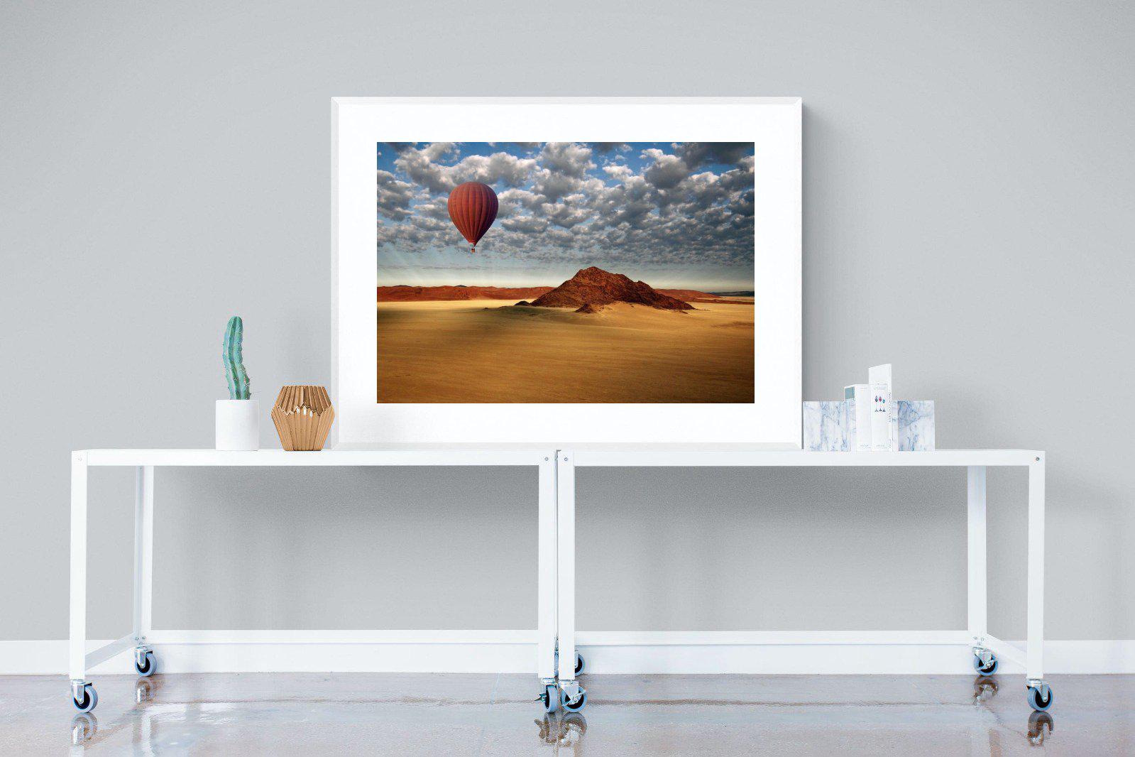 Sossusvlei-Wall_Art-120 x 90cm-Framed Print-White-Pixalot