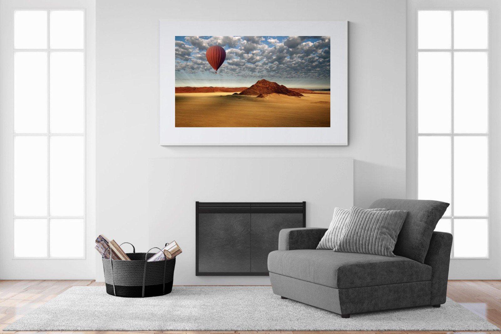 Sossusvlei-Wall_Art-150 x 100cm-Framed Print-White-Pixalot