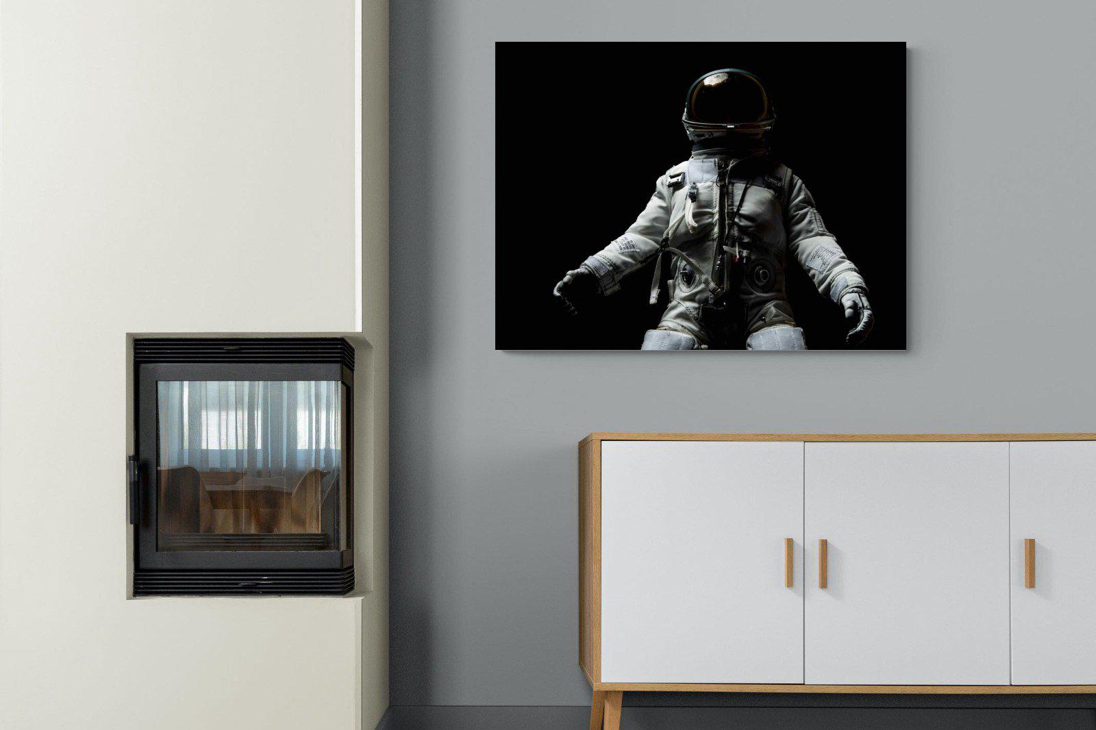 Space Walk-Wall_Art-100 x 75cm-Mounted Canvas-No Frame-Pixalot