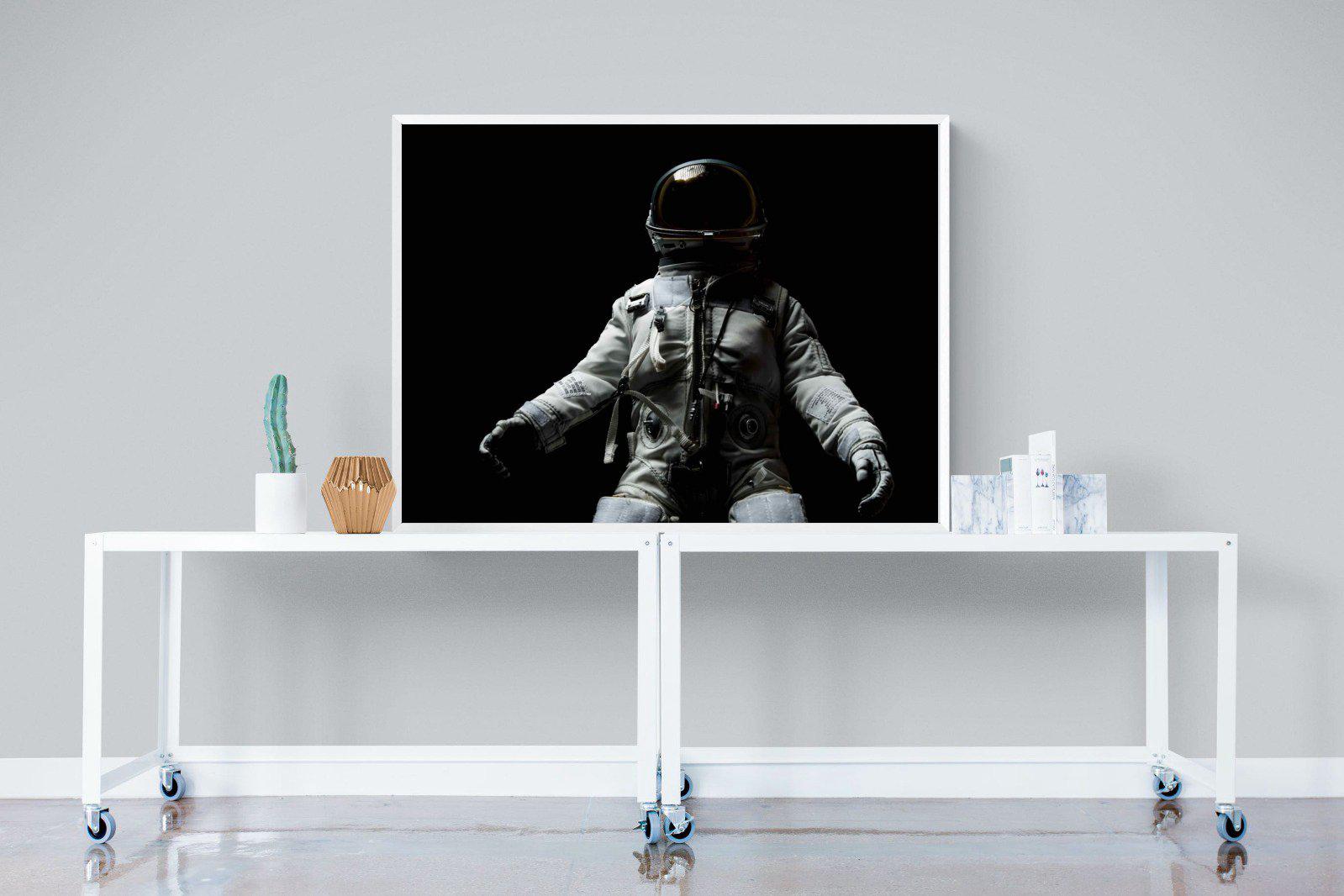 Space Walk-Wall_Art-120 x 90cm-Mounted Canvas-White-Pixalot