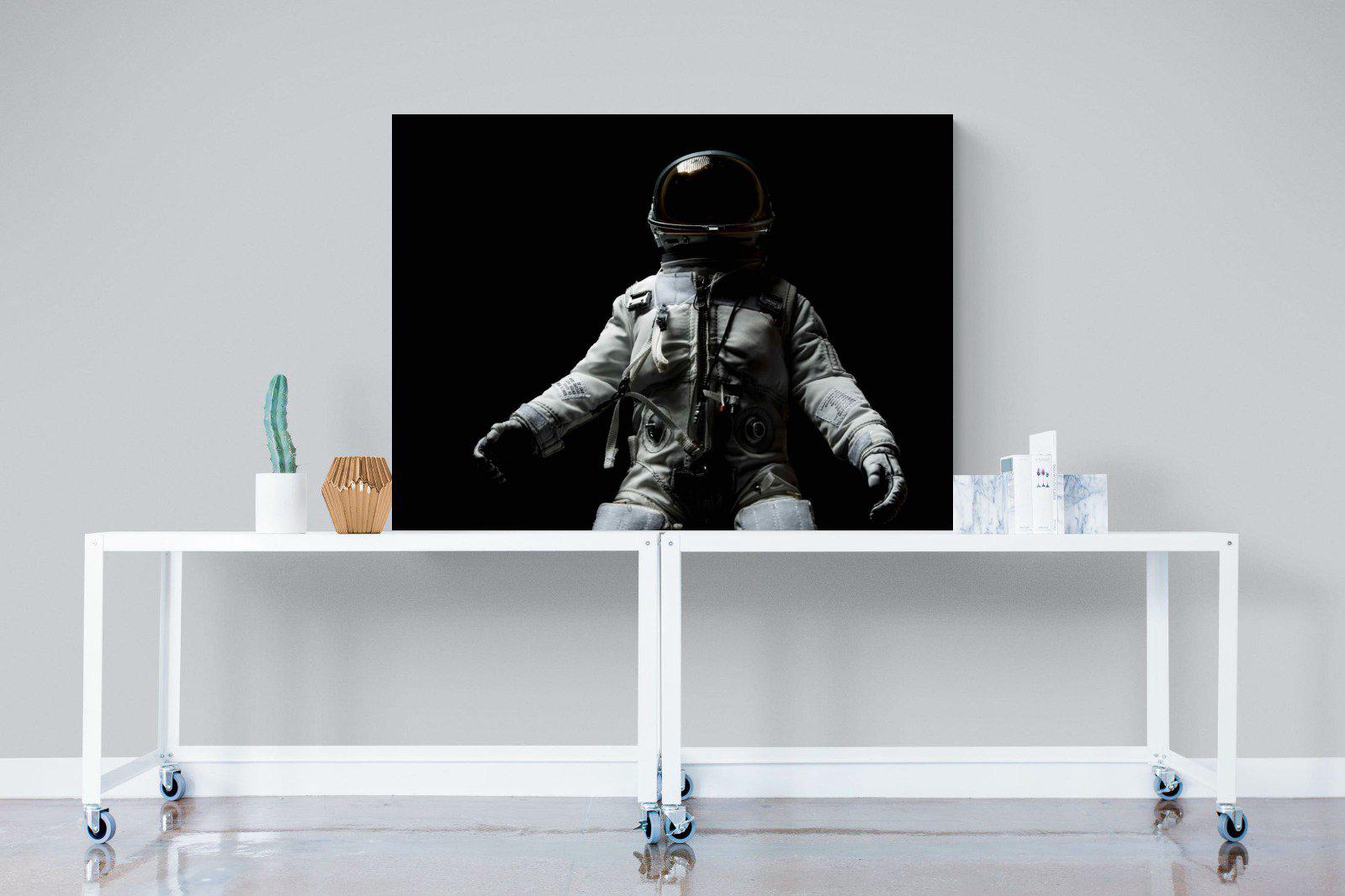 Space Walk-Wall_Art-120 x 90cm-Mounted Canvas-No Frame-Pixalot